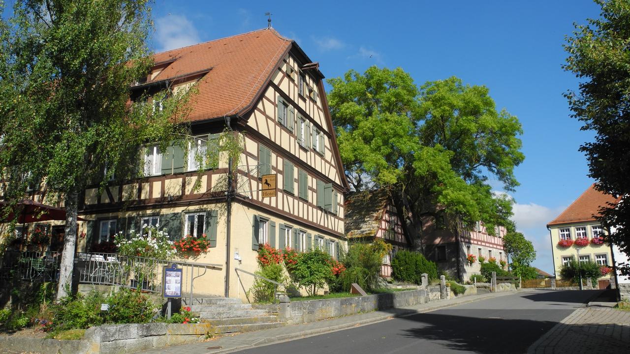 Hotel Schwarzes Ross Steinsfeld Zewnętrze zdjęcie